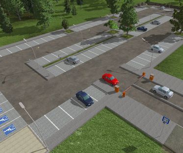 Parkplatzbewachung
